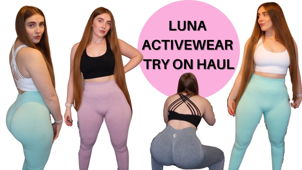 LUNA BY LUCY ACTIVEWEAR TRY ON HAUL AND REVIEW | THE BEST BOOTY SCRUNCH LEGGİNGS?!