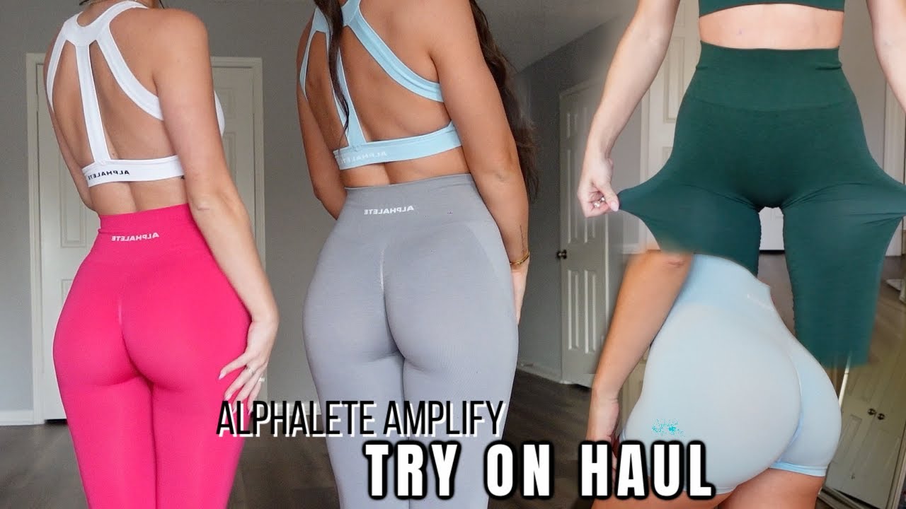 best leggıngs ever | alphalete try on haul with sizing comparisons