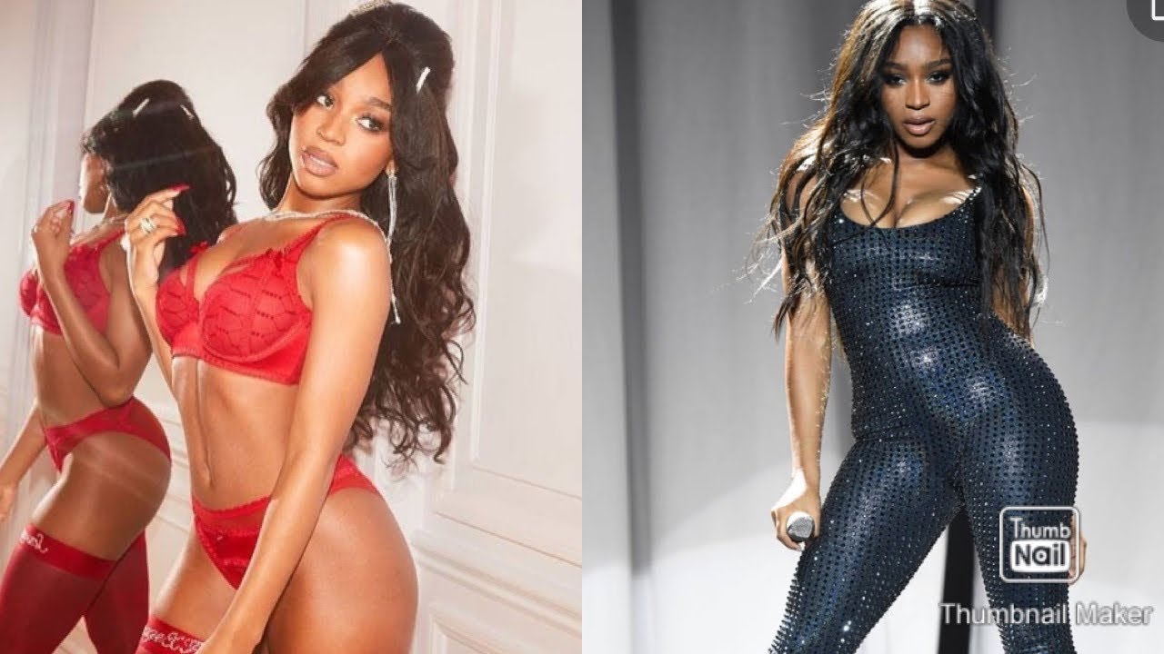 NORMANİ KORDEİ POSES İN RİHANNA SEXY LİNGERİE