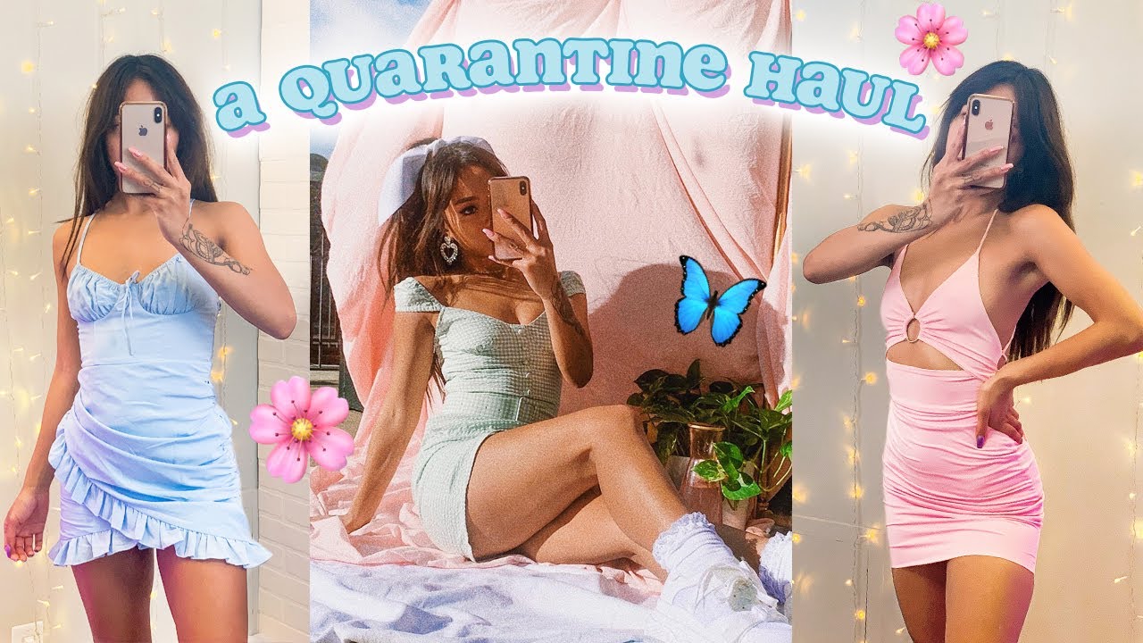 FIRST IMPRESSIONS SPRING QUARANTINE HAUL *POSTPONED FESTİVAL OUTFİTS* LOL