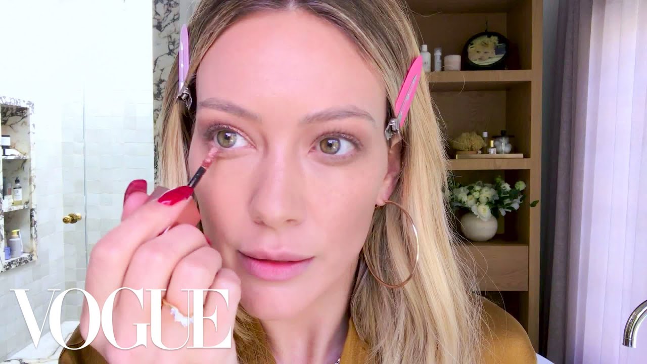 Hilary Duff's Busy Mom Makeup Routine