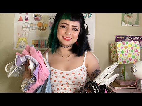 ASMR Beauty & Clothing Haul ✨ Fabric Sounds, Tapping, Scratching, Whispering