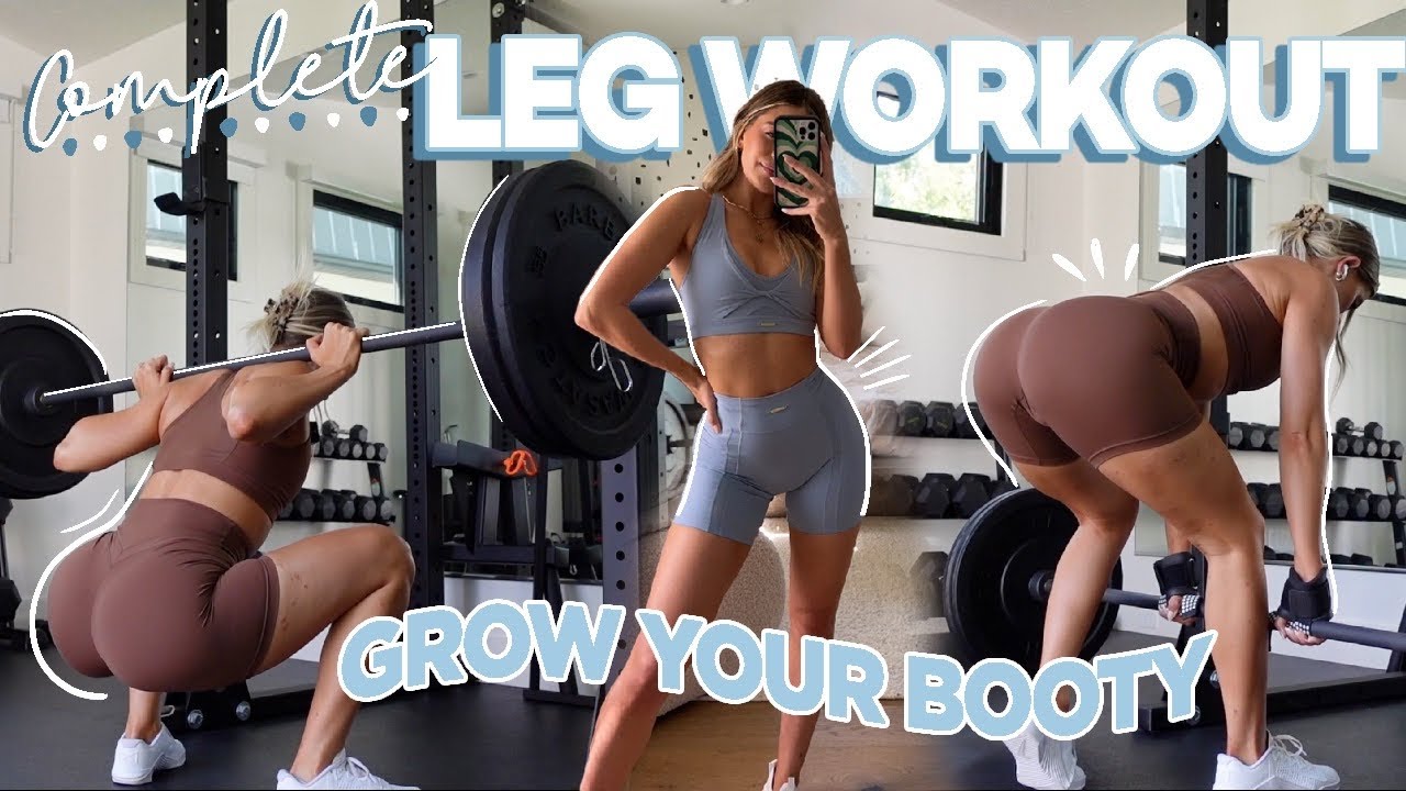 BOOTY GROWING AND QUAD DEMOLISHING | Full Leg Workout Explained