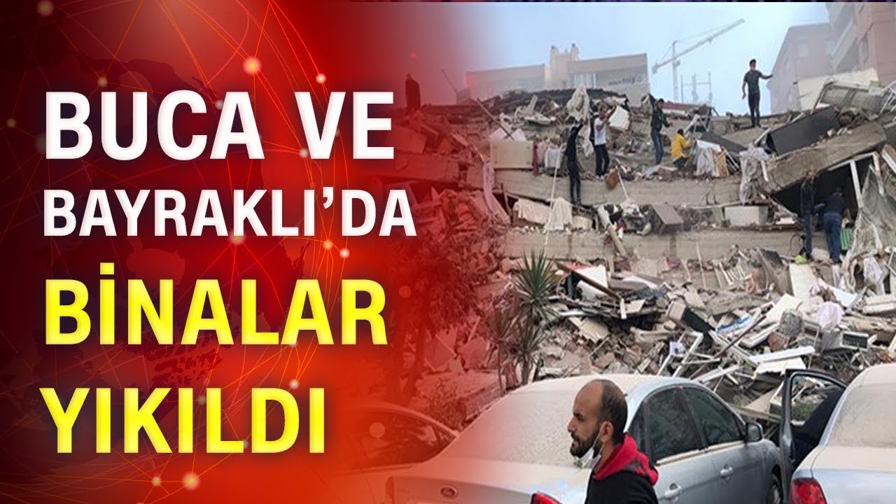 İzmir'de binalar yıkıldı!