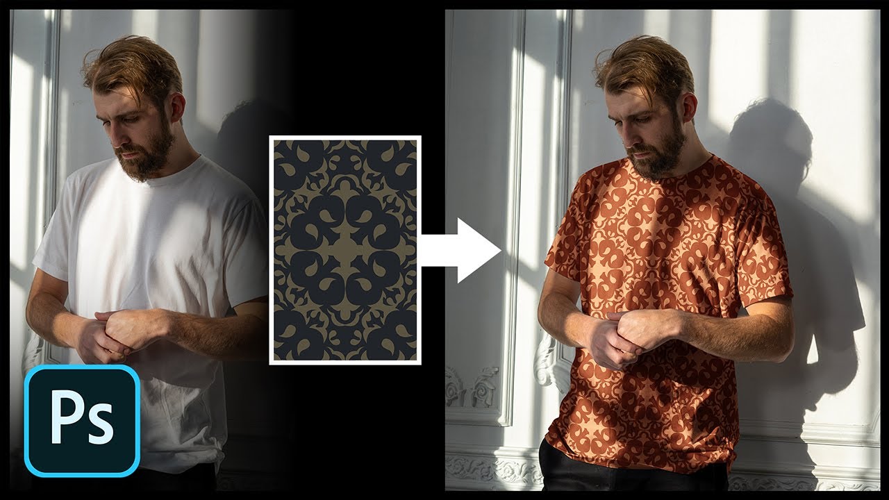 ADD ANY PATTERN TO CLOTHES İN PHOTOSHOP!