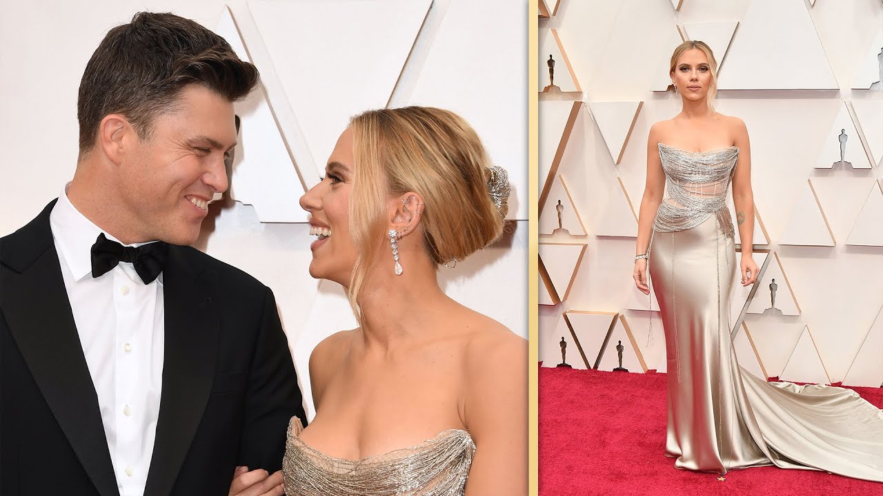 Scarlett Johansson and Colin Jost GLOW on the Red Carpet | Oscars 2020