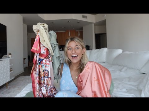 SPRING try on haul (pastels & dresses)