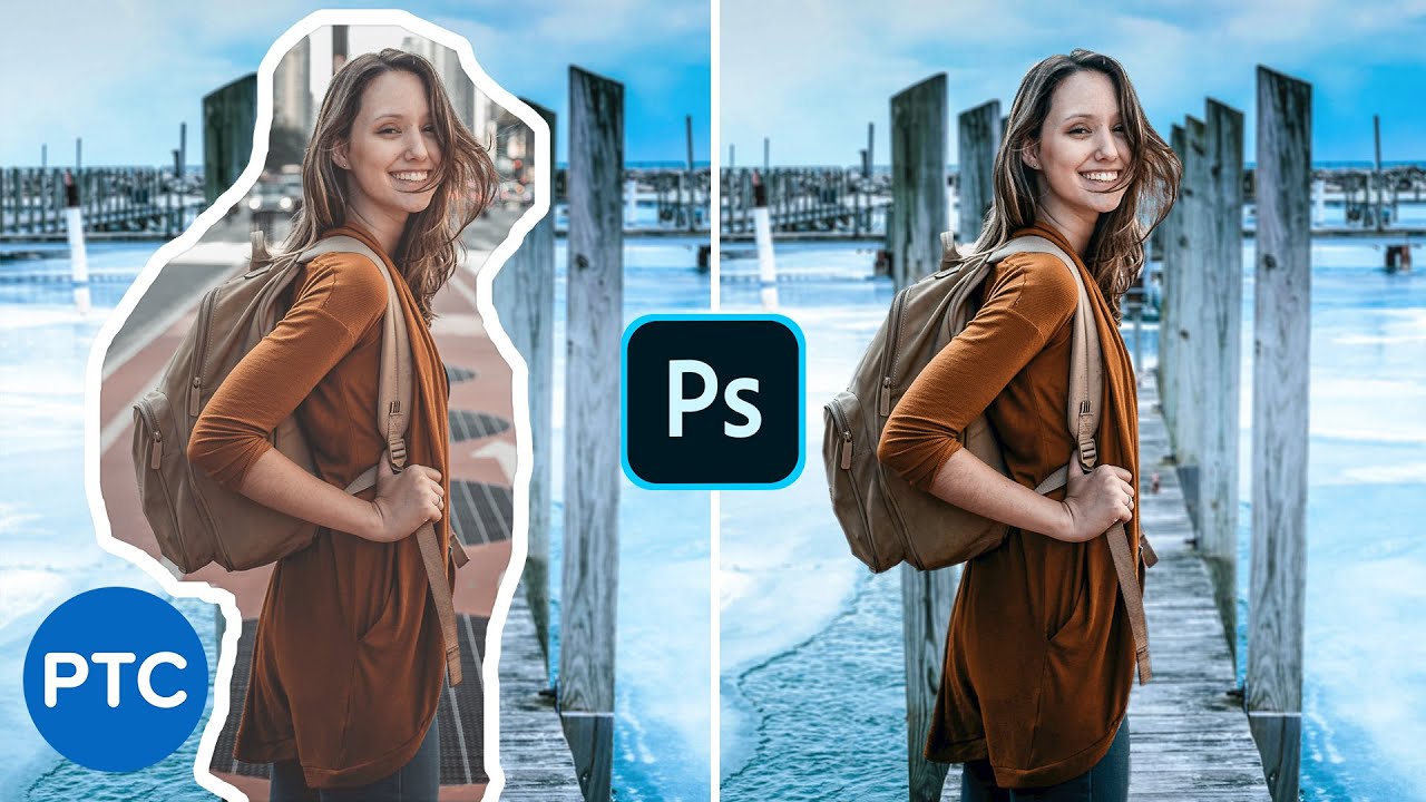 how to match a subject ınto any background ın photoshop! compositing tutorial