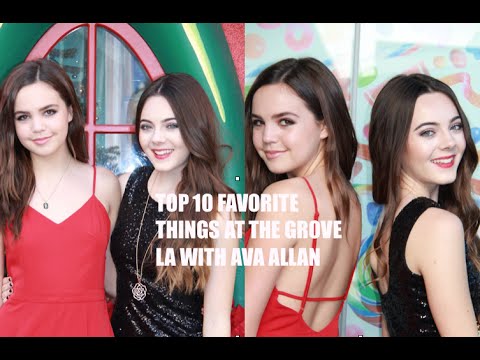 TOP 10 PLACES AT THE GROVE WİTH:  AVA ALLAN