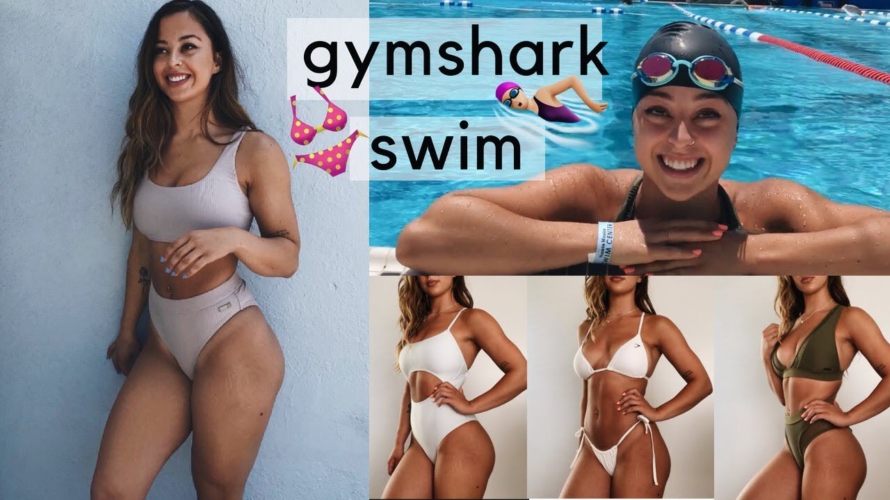 gymshark swimwear | honest review + testing it out :)