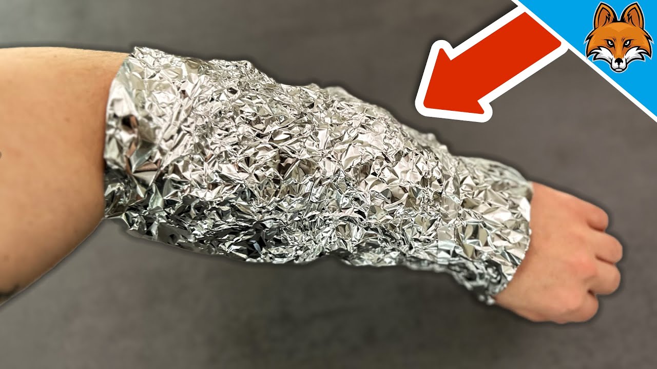 Wrap Aluminum Foil around your Arm and WATCH WHAT HAPPENS(Genius)