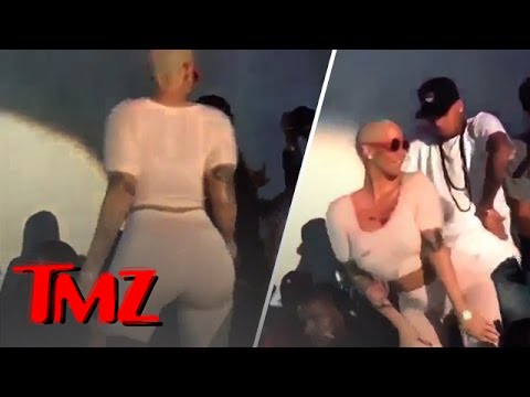 Amber Rose – All Up On Chris Brown! | TMZ