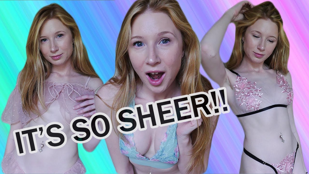 SUPER SEXY SHEER LİNGERİE TRY ON HAUL!