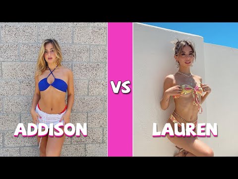 Addison Rae Vs Lauren Kettering TikTok Dance Compilation 