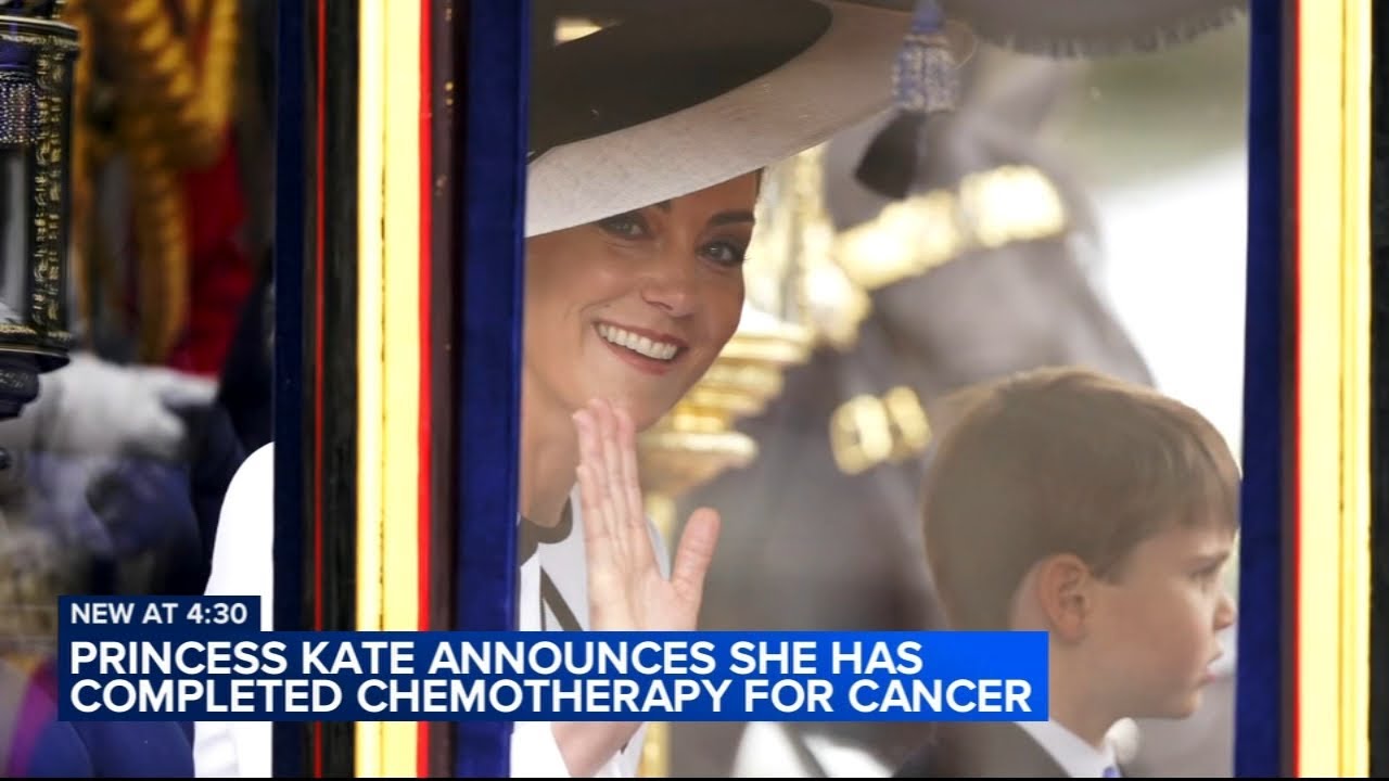 Kate Middleton says she has completed chemotherapy  months after announcing cancer diagnosis