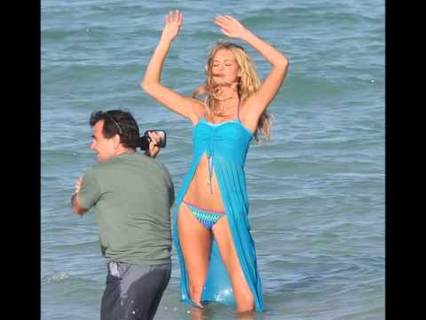 Erin Heatherton posing for a Bikini Shoot in Miami