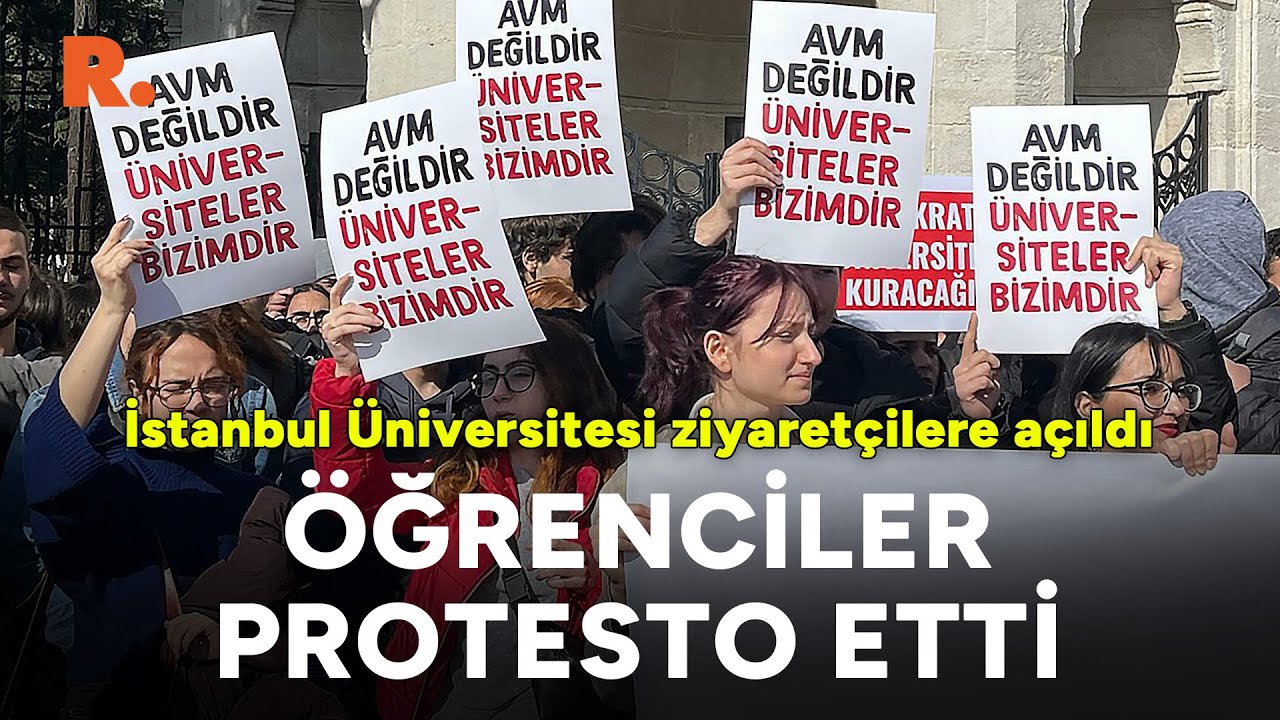 İstanbul Üniversitesi öğrencilerinden eylem: Burası ticarethane değil