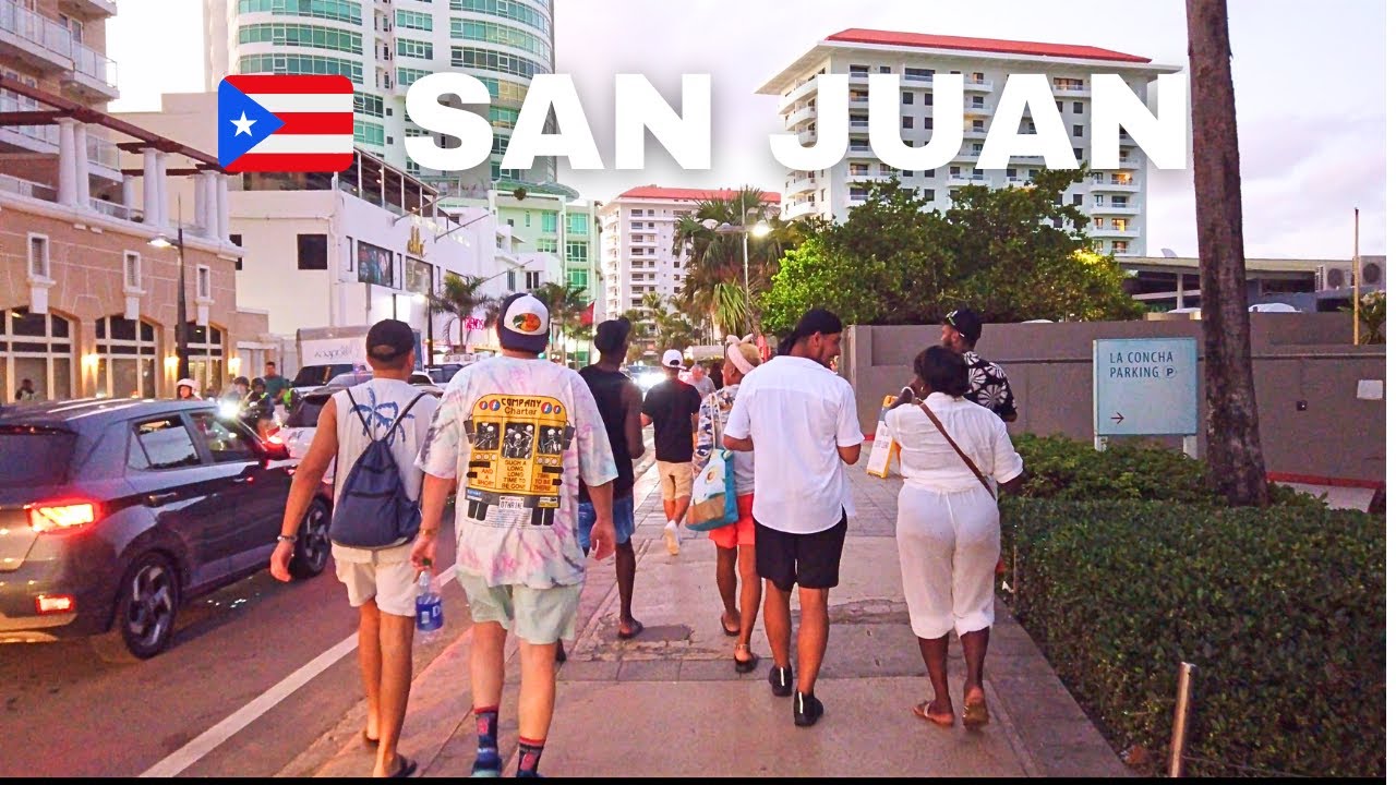  SAN JUAN CONDADO BEACH DISTRICT PUERTO RICO WALKING TOUR 4K