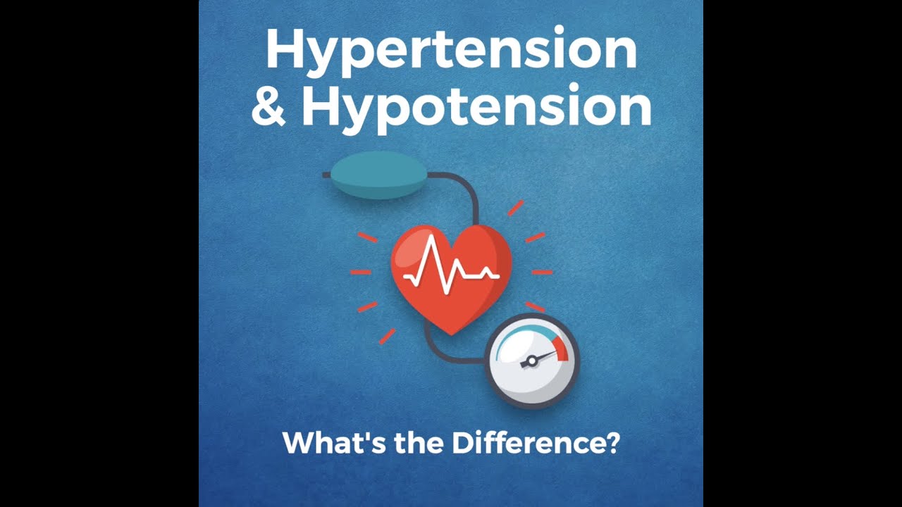 WHAT'S THE DİFFERENCE BETWEEN HYPERTENSİON  HYPOTENSİON | HİGH AND LOW BLOOD PRESSURE EXPLAİNED