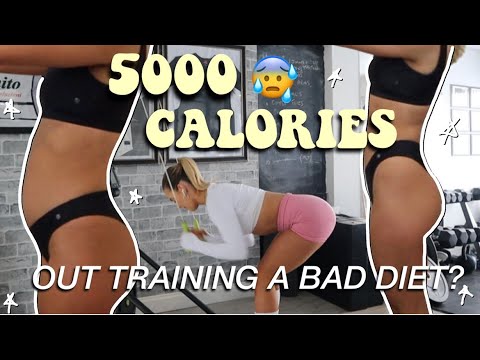 CAN YOU OUT TRAIN A BAD DIET? | 5000 CALORIE BURN CHALLENGE  *PART 2*