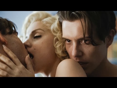 Blonde 2022 Kiss Scene - Norma, Cass and Eddy (Ana de Armas)