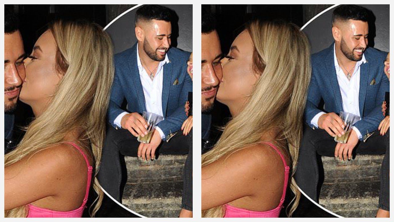 Love Island's Chloe Crowhurst and Kieran Nicholls spark dating rumours as they kiss and cuddle
