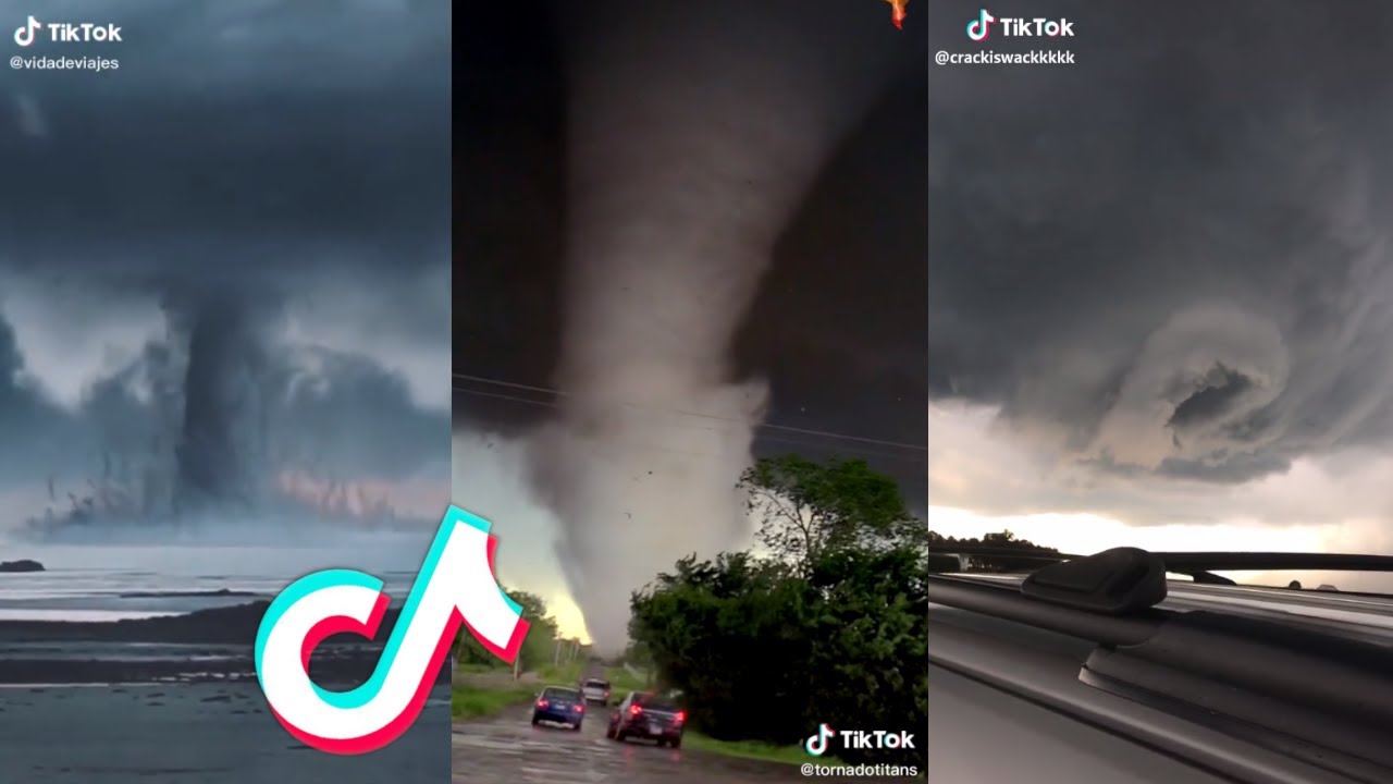 tornados on tiktok compilation *ıncredıble*