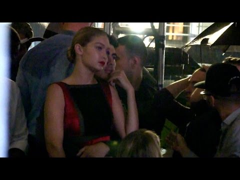 CUTTEST COUPLE Gigi Hadid and Joe Jonas all cuddly at concert in New York