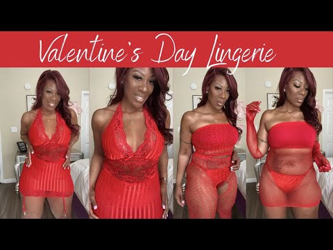 Valentine's Day Lingerie and Bodysuit Try On Haul | FT Jitsulife
