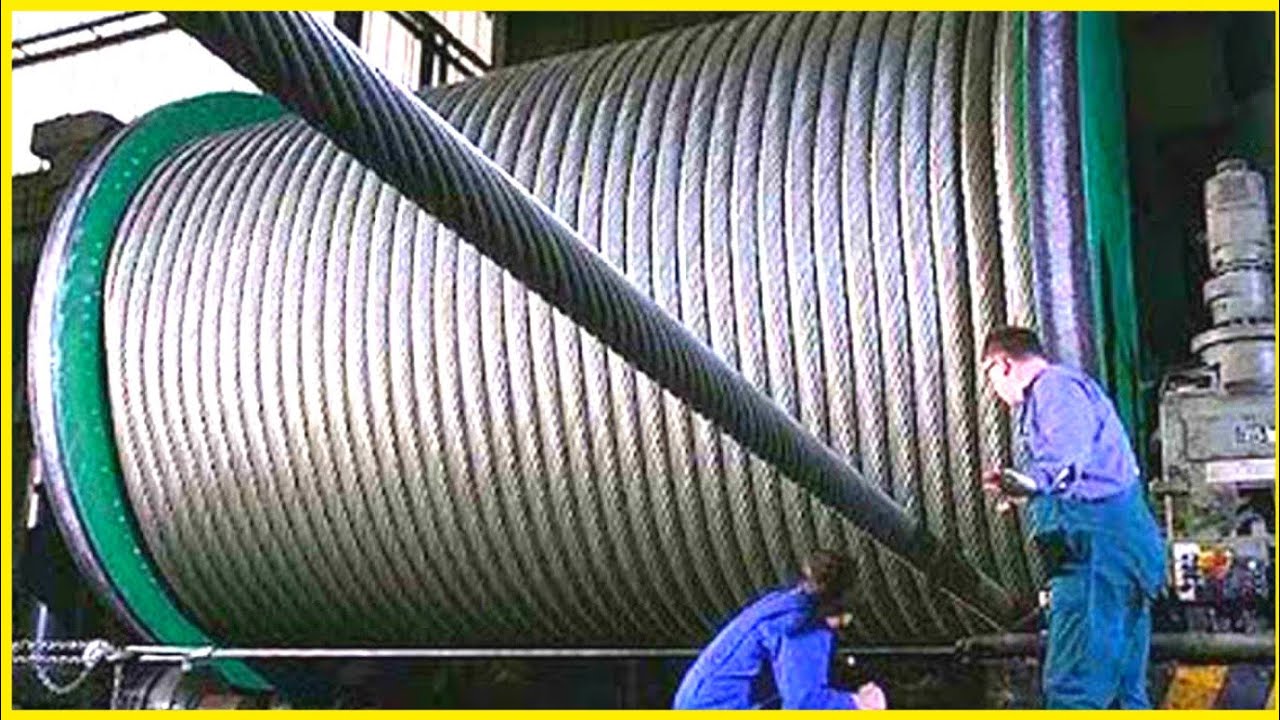 KABEL BAJA : Proses pembuatan kabel baja mesin canggih