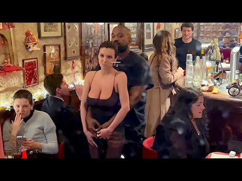 Kanye West Gets Handsy With Wife Bianca Censori Following Parisian Dinner