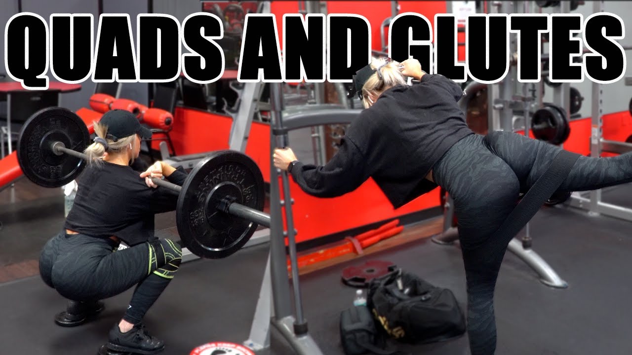 QUADS and GLUTES Workout // This routine is killer but SO GOOD!