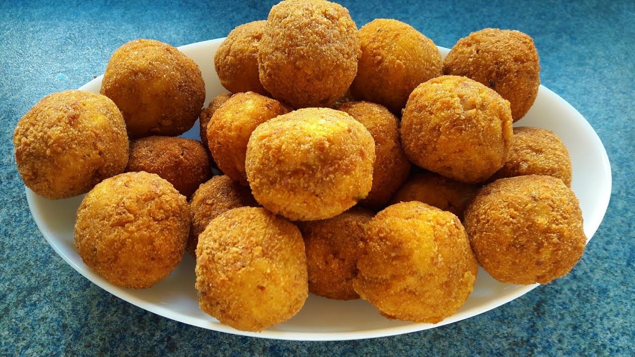 Çıtır Çıtır Patates Topları Tarifi - Potato Balls Recipe - Bizim Terek Yemek Tarifleri