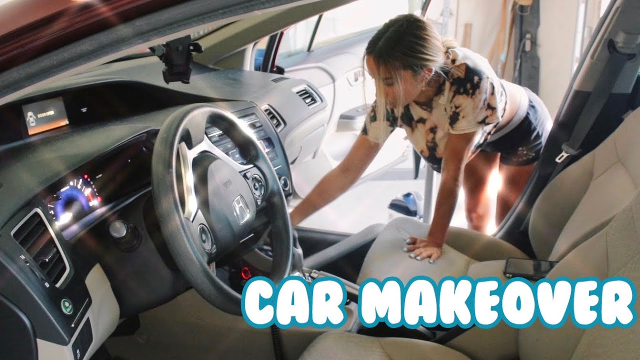 DECORATE AND CLEAN MY CAR WITH ME! | Car Makeover!