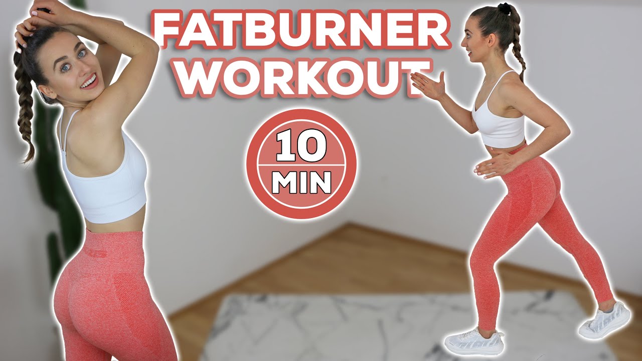 10 Min. HIIT Abnehm Workout | Fatburner für Zuhause & ohne Geräte!