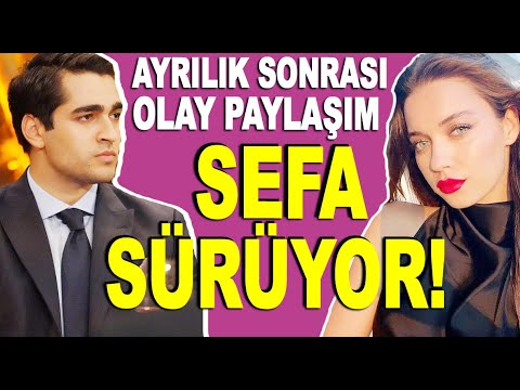 Afra Saraçoğlu Mert Ramazan Demir ayrıldı Sonrasından yapılan paylaşımlar olay yarattı