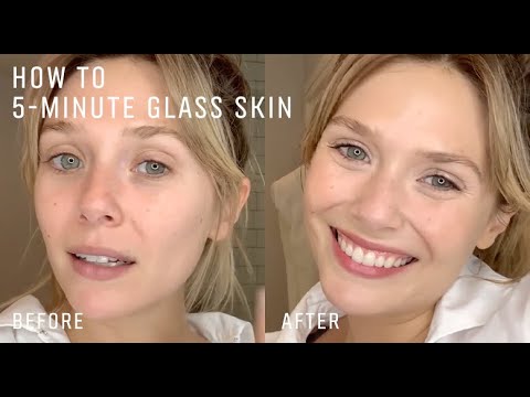 Elizabeth Olsen's 5-Minute Easy Radiant Skin Routine