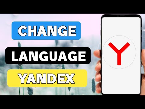 How to change language in Yandex (russian to english)