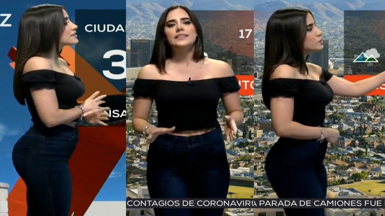 Hermosa Mariana Yanar 2020 en sexy pantalones ajustados | Chica del clima | Noticiero