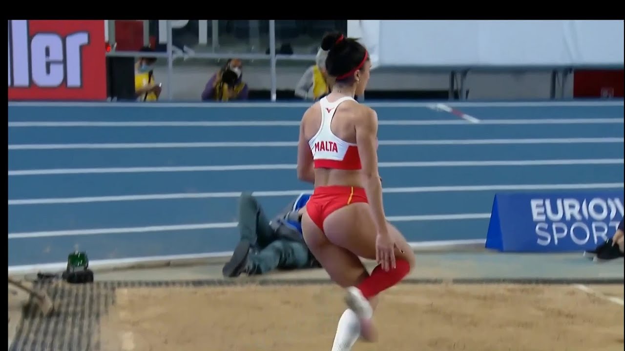 Claire Azzopardi long jump Toruń 2021