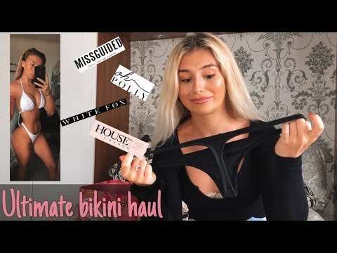FLATTERING BIKINIS TRY ON | Oh Polly, White Fox Boutique, Missguided  more