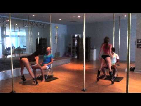 Shimmy and Maddie - Acro Lap at Pole Dance Academy