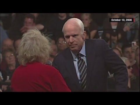 Flashback: McCain tells supporter Obama is 'a decent