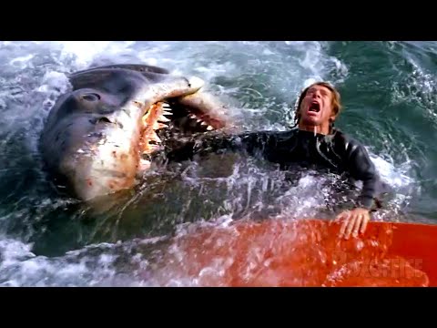 ALL THE BEST SHARK ATTACKS FROM JAWS  4K