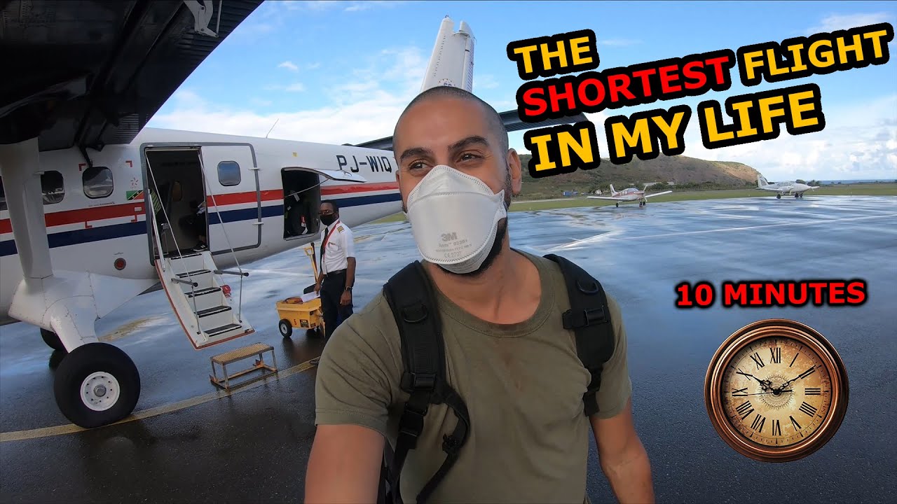 The SHORTEST Flight in my Life | Statia / Sint Eustatius
