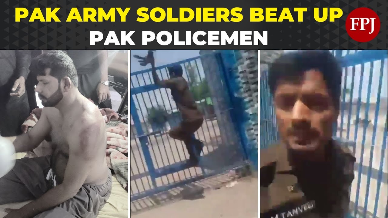 WATCH: VİRAL VİDEOS OF PAKİSTAN POLİCE BEATEN UP BY PAKİSTANİ ARMY SOLDİERS