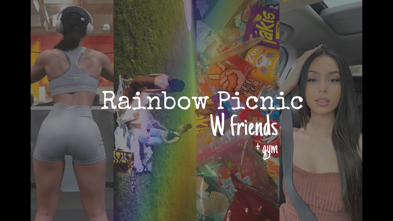 VLOG: Rainbow Picnic + Gym