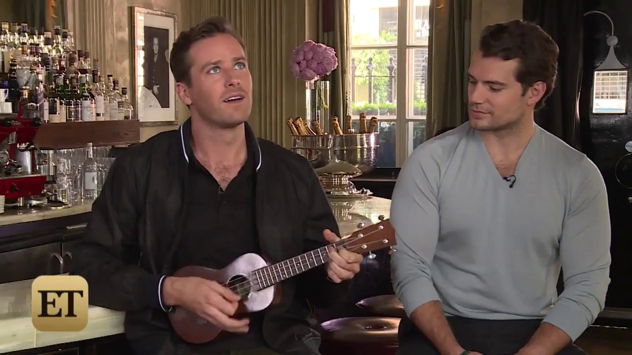 Armie Hammer Is Insanely Sexy Playing a Ukulele   Entertainment Tonight