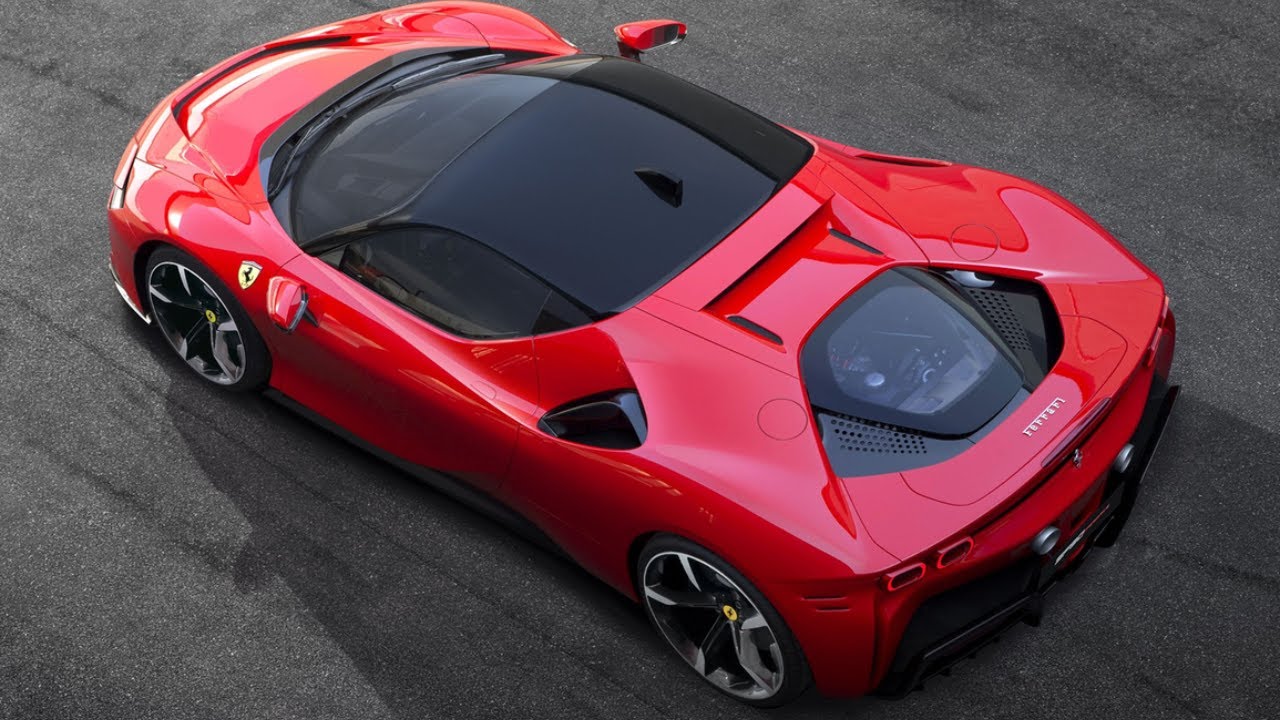 The top  Ferrari models available in  