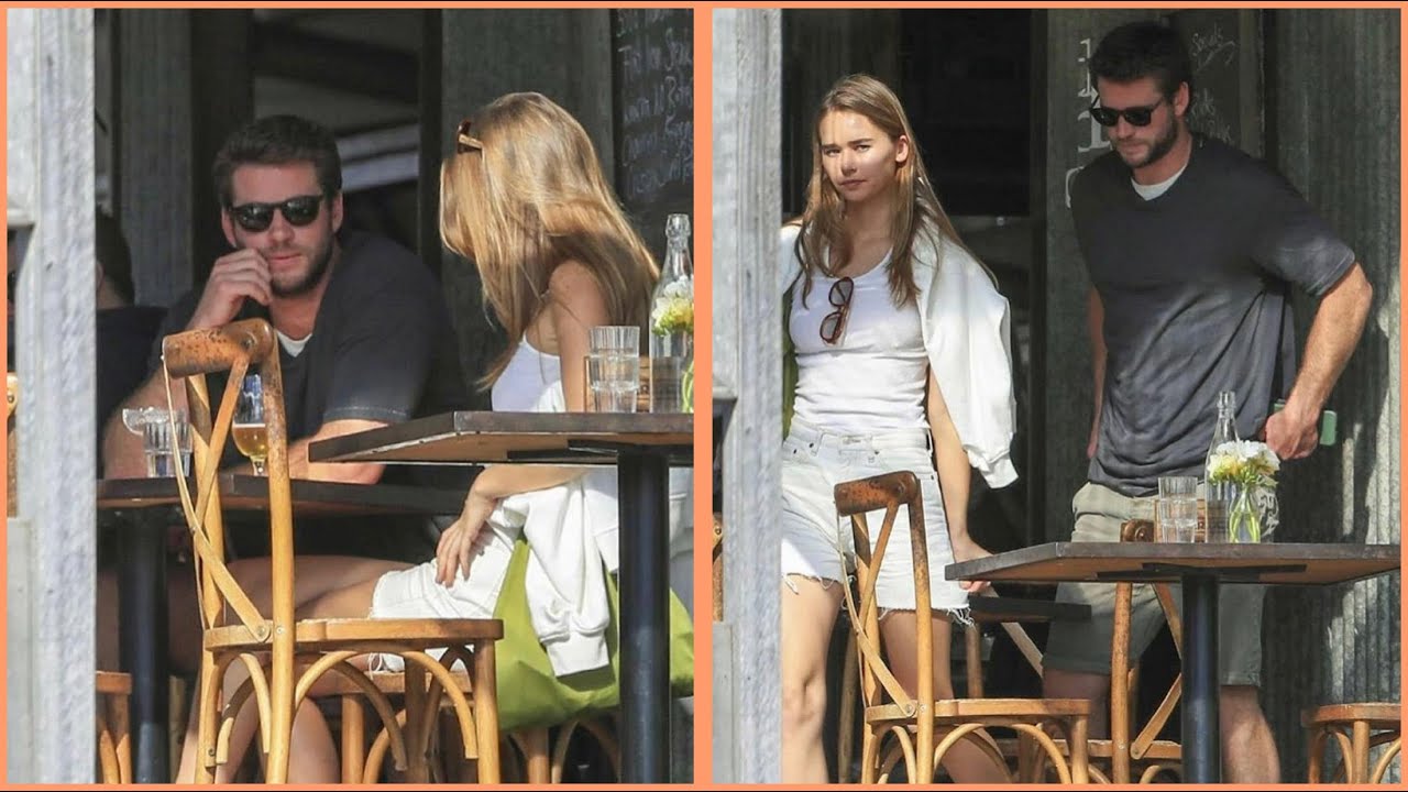 Liam Hemsworth enjoys a lunch date with model girlfriend Gabriella Brooks in Byron Bay